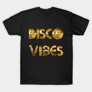 Gold Disco Vibes T-Shirt